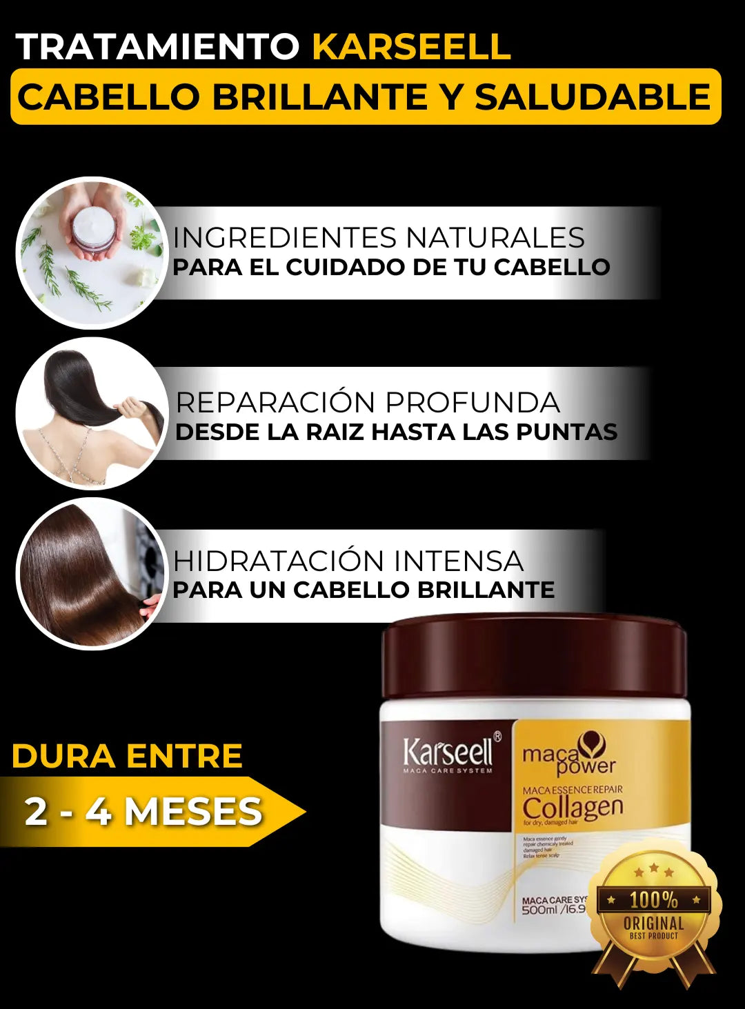 karseell botox capilar + envio gratis